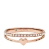 Sutton Hearts To You ring i roséguldfärgat rostfritt stål Sutton Hearts To You ring i roséguldfärgat rostfritt stål