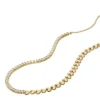 Sutton Love-All guldfärgat mässingshalsband med hjärtformade länkar Sutton Love-All guldfärgat mässingshalsband med hjärtformade länkar