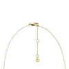 Sutton Love-All guldfärgat mässingshalsband med hjärtformade länkar Sutton Love-All guldfärgat mässingshalsband med hjärtformade länkar