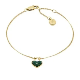 Sutton Modern Meadows Armband med rekonstruerat malakit-hjärta Sutton Modern Meadows Armband med rekonstruerat malakit-hjärta