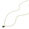 Sutton Modern Meadows Halsband med hjärta i rekonstruerad malakit Sutton Modern Meadows Halsband med hjärta i rekonstruerad malakit
