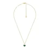 Sutton Modern Meadows Halsband med hjärta i rekonstruerad malakit Sutton Modern Meadows Halsband med hjärta i rekonstruerad malakit