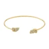 Sutton Pavé Butterfly guldfärgat armband i rostfritt stål Sutton Pavé Butterfly guldfärgat armband i rostfritt stål
