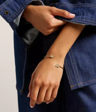 Sutton Pavé Butterfly guldfärgat armband i rostfritt stål Sutton Pavé Butterfly guldfärgat armband i rostfritt stål