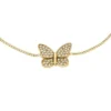 Sutton Pavé Butterfly guldfärgat armband i rostfritt stål Sutton Pavé Butterfly guldfärgat armband i rostfritt stål