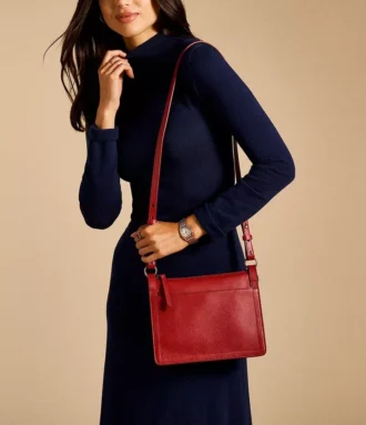 Taryn lädercrossbodyväska