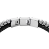 Townsman Beads svart läderarmband med flera strängar