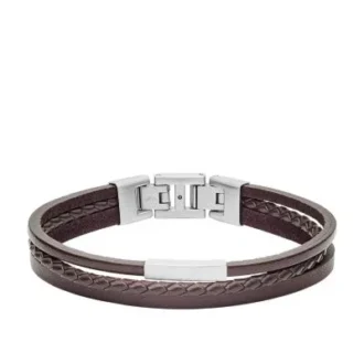 Townsman Brunt flertrådigt läderarmband Townsman Brunt flertrådigt läderarmband