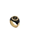 Watch Ring Tvåvisare Guldfärgat rostfritt stål Watch Ring Tvåvisare Guldfärgat rostfritt stål