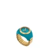 Watch Ring Tvåvisare Guldfärgat rostfritt stål Watch Ring Tvåvisare Guldfärgat rostfritt stål