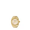Watch Ring Tvåvisare Guldfärgat rostfritt stål Watch Ring Tvåvisare Guldfärgat rostfritt stål