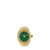 Watch Ring Tvåvisare Guldfärgat rostfritt stål Watch Ring Tvåvisare Guldfärgat rostfritt stål