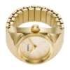 Watch Ring Tvåvisare Guldfärgat rostfritt stål Watch Ring Tvåvisare Guldfärgat rostfritt stål