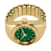Watch Ring Tvåvisare Guldfärgat rostfritt stål Watch Ring Tvåvisare Guldfärgat rostfritt stål