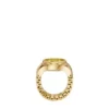 Watch Ring Tvåvisare Guldfärgat rostfritt stål Watch Ring Tvåvisare Guldfärgat rostfritt stål