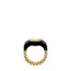 Watch Ring Tvåvisare Guldfärgat rostfritt stål Watch Ring Tvåvisare Guldfärgat rostfritt stål
